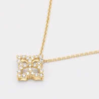 Ulysses white diamond necklace