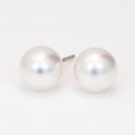 Abilene 8-9mm white South Sea pearl stud earrings