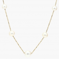 Haiti white freshwater pearl necklace