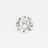 0.90 Carat round cut GIA certified white diamond