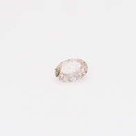 0.20 Carat oval cut fancy light pink diamond