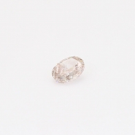 0.25 Carat oval cut fancy light pink diamond