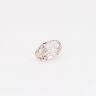 0.33 Carat oval cut fancy light pink diamond