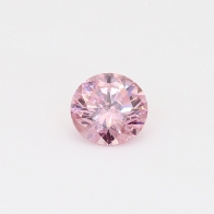 0.79 Carat round cut GIA certified 5P Argyle certified pink diamond 2011 Tender stone