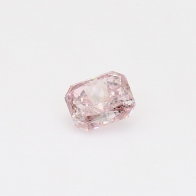 0.76ct radiant cut GIA certified PC1 Argyle certified pink diamond.