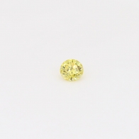 0.08 Carat round cut yellow diamond