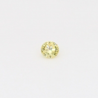 0.12 Carat round cut yellow diamond