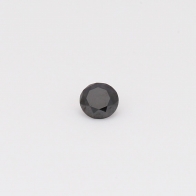 0.15 Carat round cut black diamond