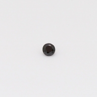 0.05 Carat round cut black diamond