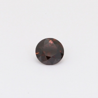 0.44 Carat round-cut champagne diamond