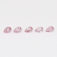 0.15 Total carat parcel of pear cut 7P/PP Argyle pink diamonds