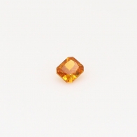 0.15 Carat radiant cut orange diamond