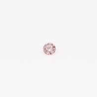 0.035 Carat round-cut FP Argyle pink diamond