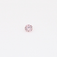 0.045 Carat round-cut FP Argyle pink diamond
