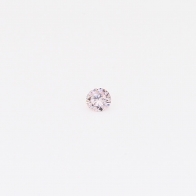 0.03 carat round-cut FLP Argyle pink diamond