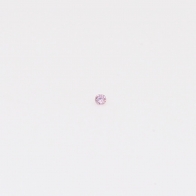 0.01 Carat round-cut FPP Argyle pink diamond