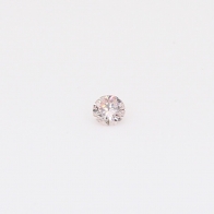0.055 Carat round-cut FLP Argyle pink diamond