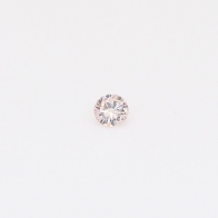 0.065 carat round-cut FLP/PR Argyle pink diamond
