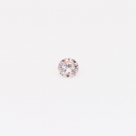 0.06 Carat round cut FP Argyle pink diamond