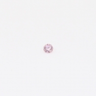 0.015 Carat round-cut FPP Argyle pink diamond