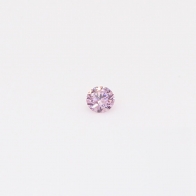 0.05 Carat round-cut FPP Argyle pink diamond