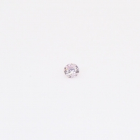 0.025 Carat round-cut FLP Argyle pink diamond