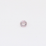 0.07 Carat round-cut FLP Argyle pink diamond