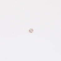 0.008 Carat round-cut FLP Argyle pink diamond