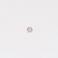 0.02 Carat round-cut FP Argyle pink diamond