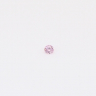 0.02 Carat round-cut FLP Argyle pink diamond