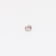 0.04 Carat round-cut FLP Argyle pink diamond