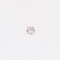 0.055 carat round-cut FLP Argyle pink diamond