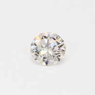 1.00 Carat round-cut GIA certified J white diamond