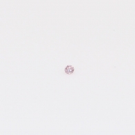 0.008 Carat round-cut FPP Argyle pink diamond