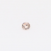 0.05 Carat round-cut Argyle intense pink champagne diamond