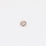 0.06 Carat round-cut Argyle intense pink champagne diamond
