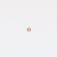 0.008 Carat round-cut Argyle intense pink champagne diamond