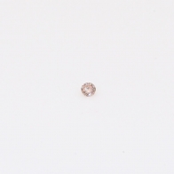 0.01 Carat round-cut Argyle intense pink champagne diamond