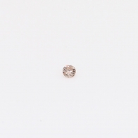 0.02 Carat round-cut Argyle intense pink champagne diamond