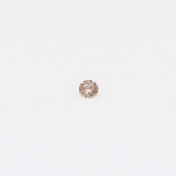 0.025 Carat round-cut Argyle intense pink champagne diamond