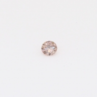 0.11 Carat round-cut Argyle champagne diamond