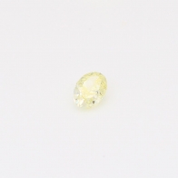 0.22 Carat oval-cut fancy intense yellow diamond