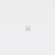 0.02 Carat round-cut G/H white diamond
