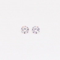 0.10 Total carat trio of round-cut FLPP Argyle pink diamonds