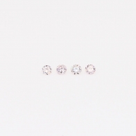0.04 Total carat parcel of round-cut FLP Argyle pink diamonds