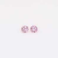 0.08 Total carat pair of FPP Argyle pink diamonds