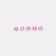 0.05 Total carat parcel of round-cut FIPP Argyle pink diamonds