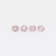 0.14 Total carat parcel of round-cut FP Argyle pink diamonds