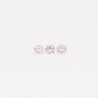 0.06 Total carat trio of FLP Argyle pink diamonds