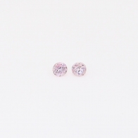 0.05 Total carat pair of FPP Argyle pink diamonds